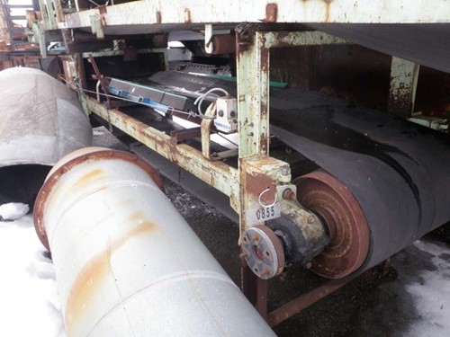 Rubberbeltconveyor 3950 mm x 800 mm (1,2 m/s)